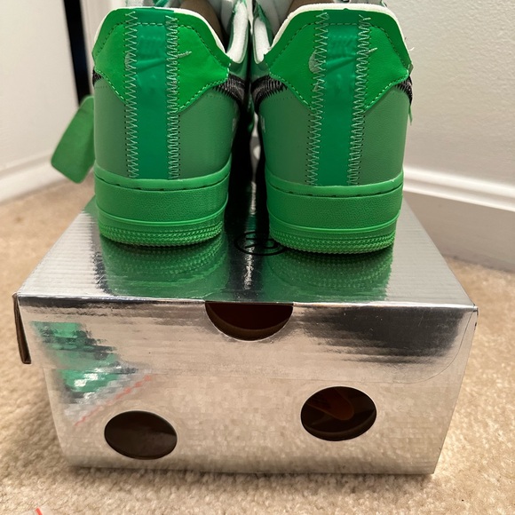 Nike Air Force 1 Off-White Brooklyn Spark Green - Picture 4 of 7